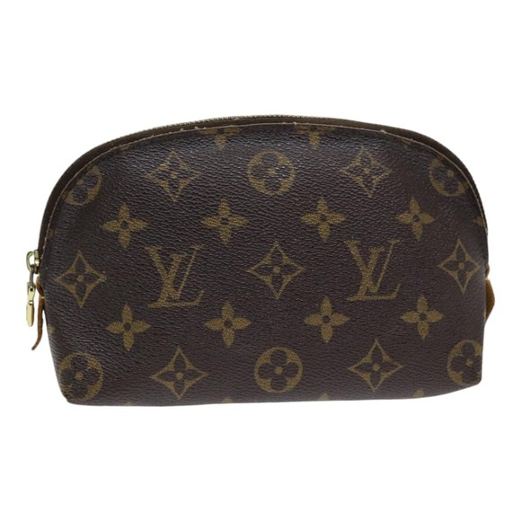 LOUIS VUITTON Monogram Pochette Cosmetic PM Cosmetic Pouch M47515 LV Auth hk1482 - Picture 1 of 16